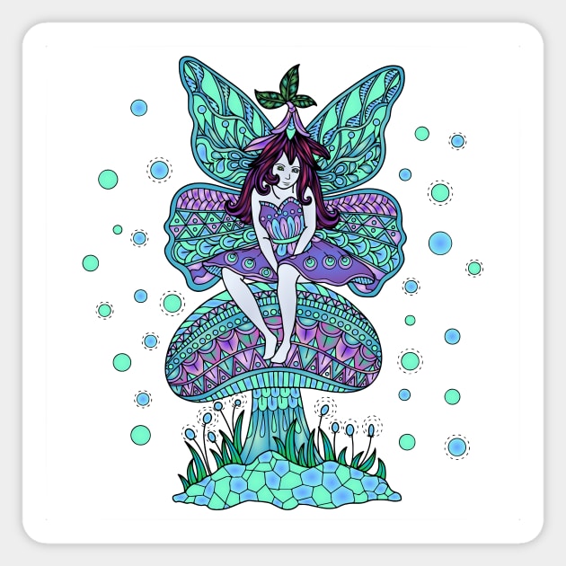 Faeries 185 (Style:1) Sticker by luminousstore